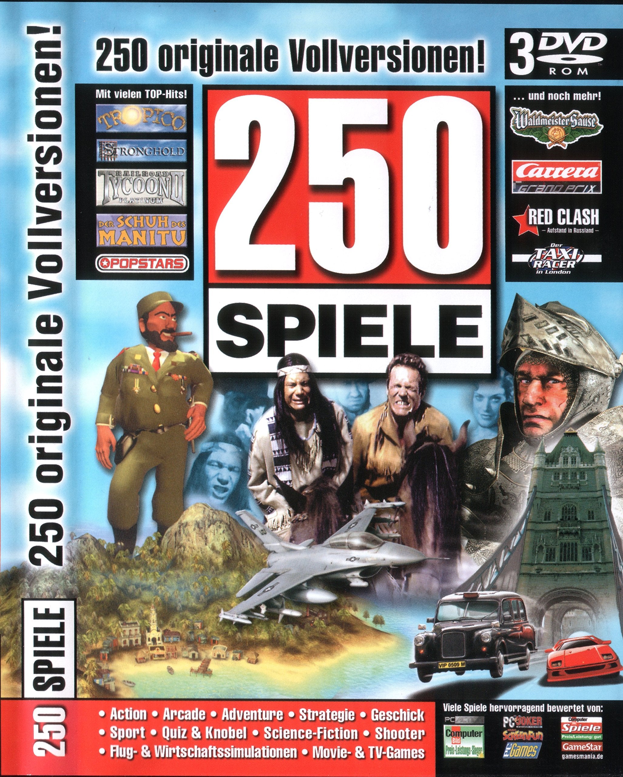 250 originale Vollversionen! - 250 Spiele PC