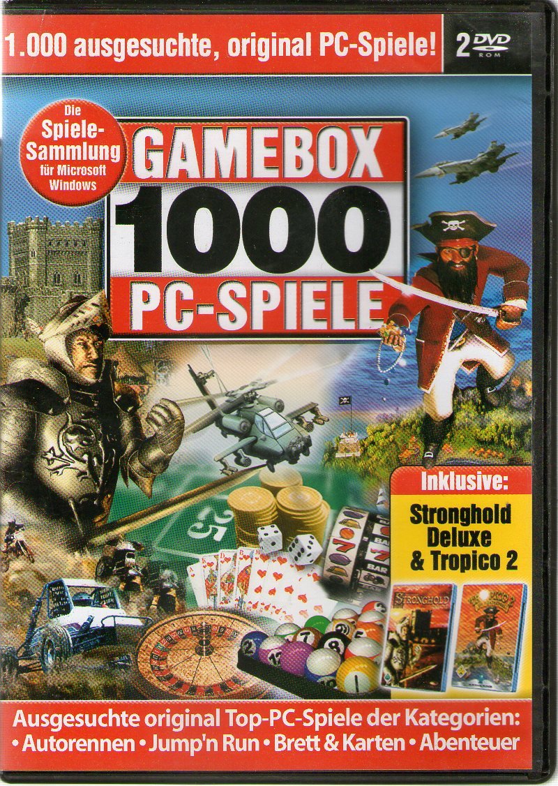 Spielesammlung - Gamebox 1000 PC Spiele PC