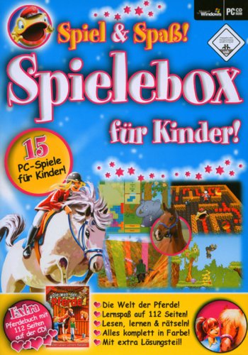 Spiel & Spaß! Spielebox für Kinder!, 1 CD-ROM: 15 PC-Spiele für Kinder. Extra: Pferdebuch mit 112 Seiten auf der CD. Für Windows 98/ME/2000/XP PC