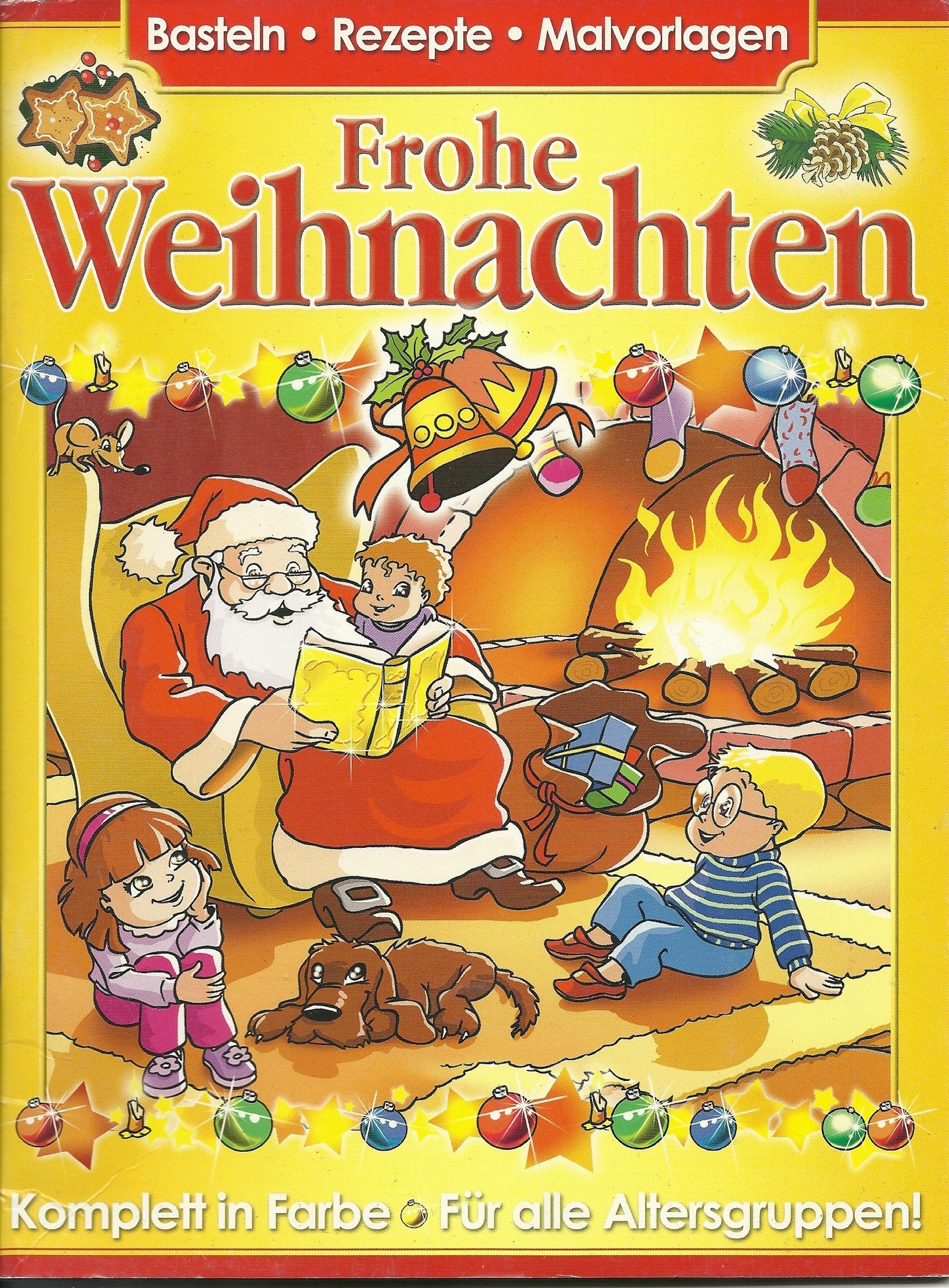 Frohe Weihnachten - Basteln, Rezepte, Malvorlagen Books