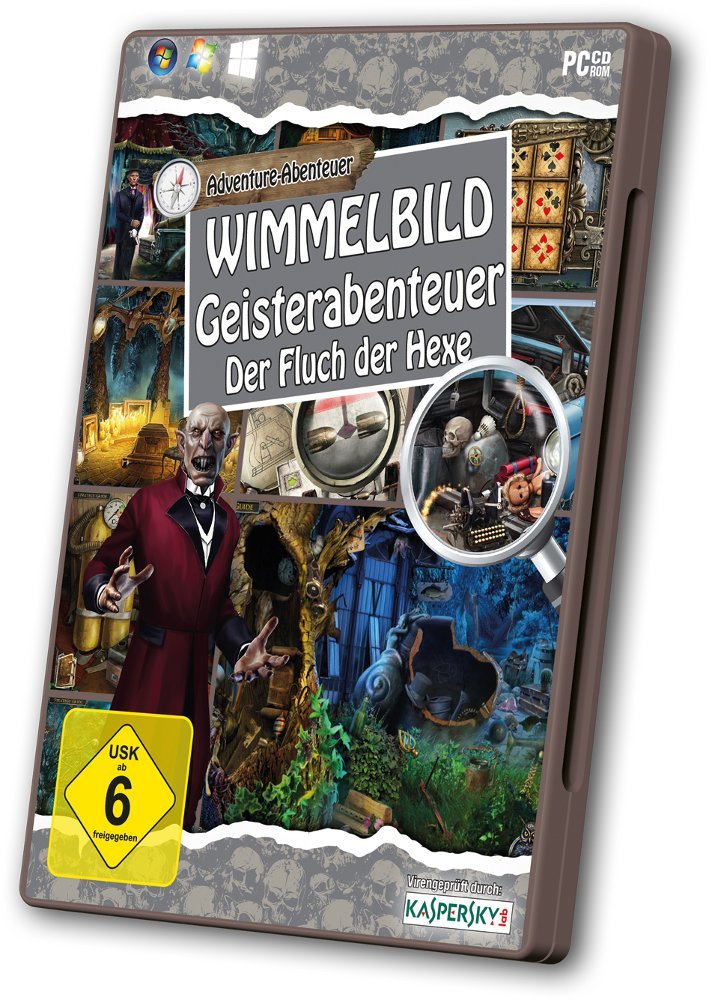 Wimmelbild Geisterabenteuer,CD-ROM: Der Fluch der Hexe PC