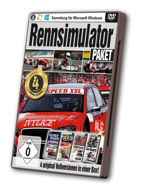 4in1 Rennsport Spiele-Paket PC