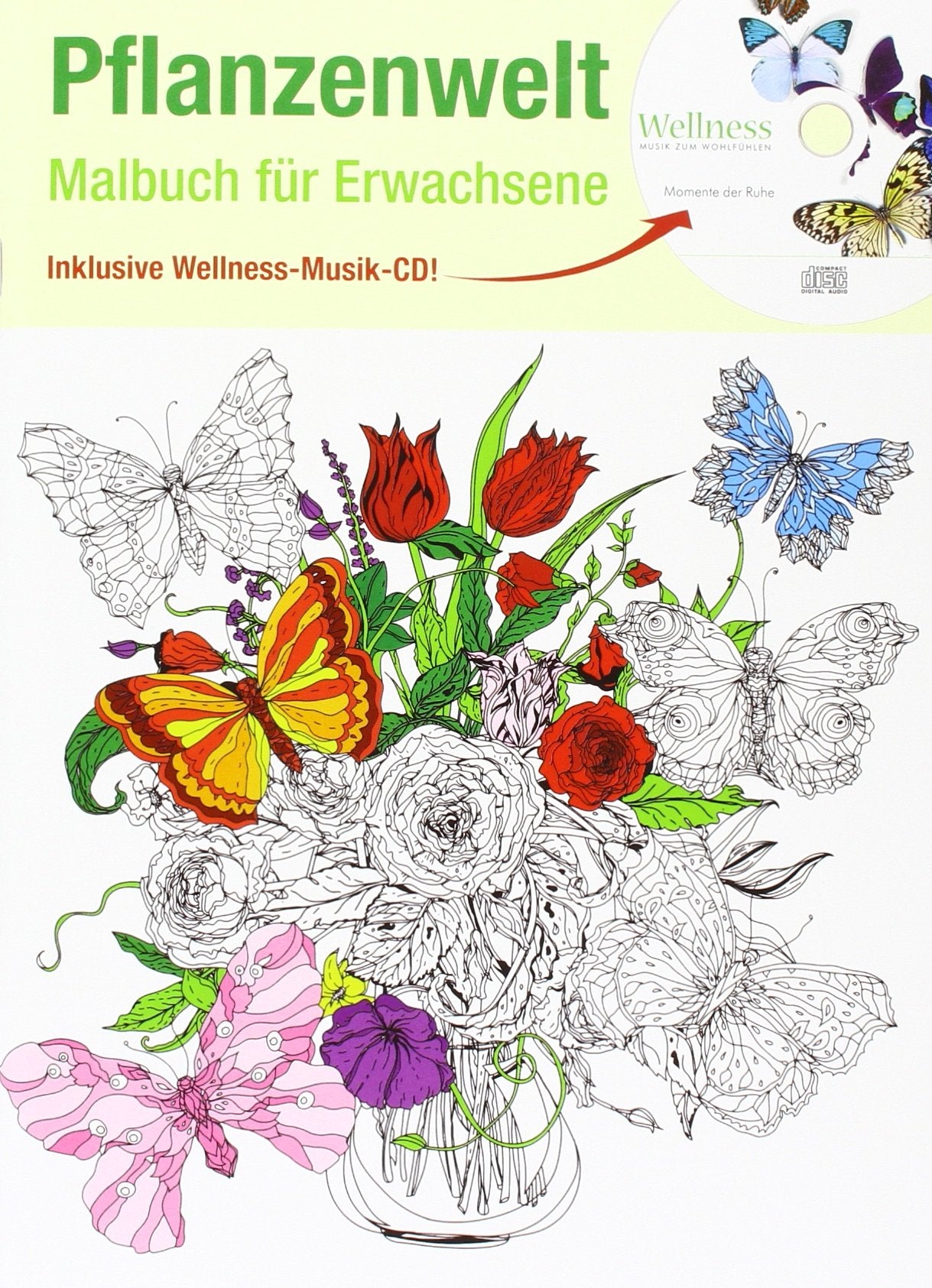 Malbuch für Erwachsene 2, Pflanzenwelt Books