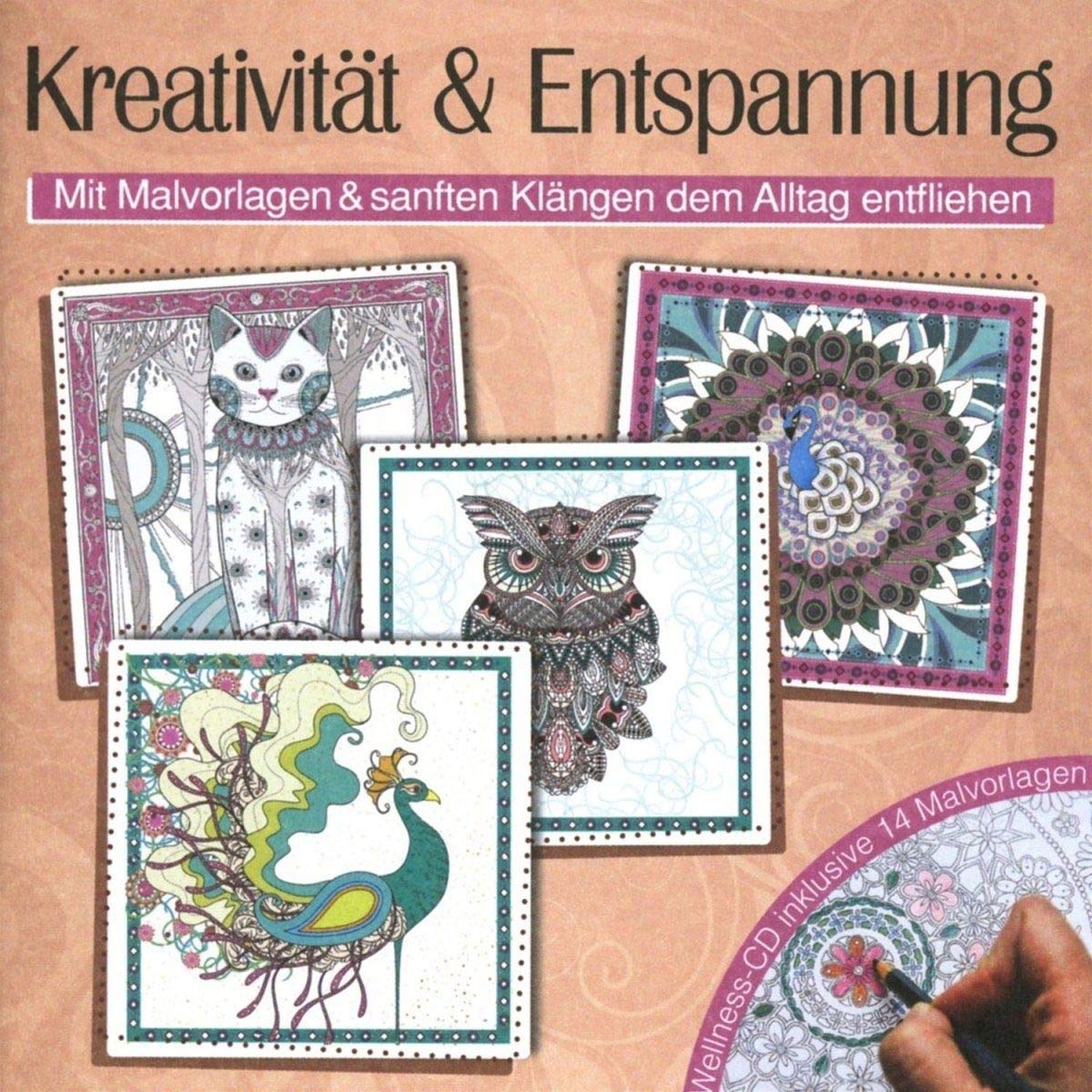 Kreativität & Entspannung-Mit Malvorlagen cd