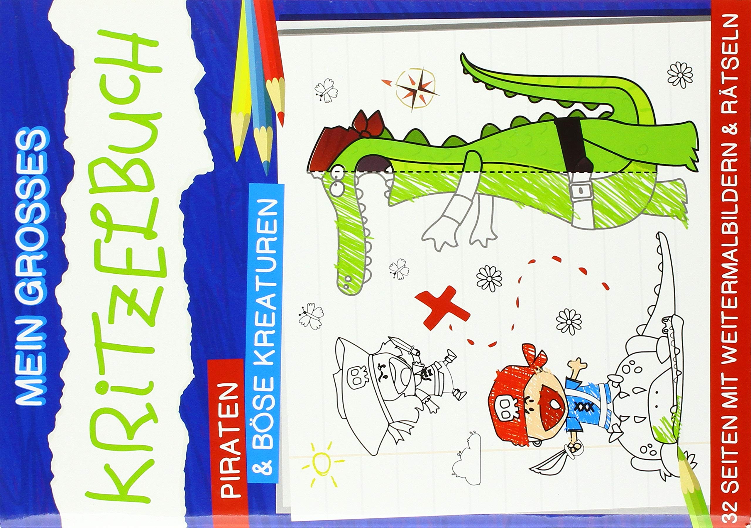 Kritzelbuch Piraten & böse Kreaturen Tiptoi & Games