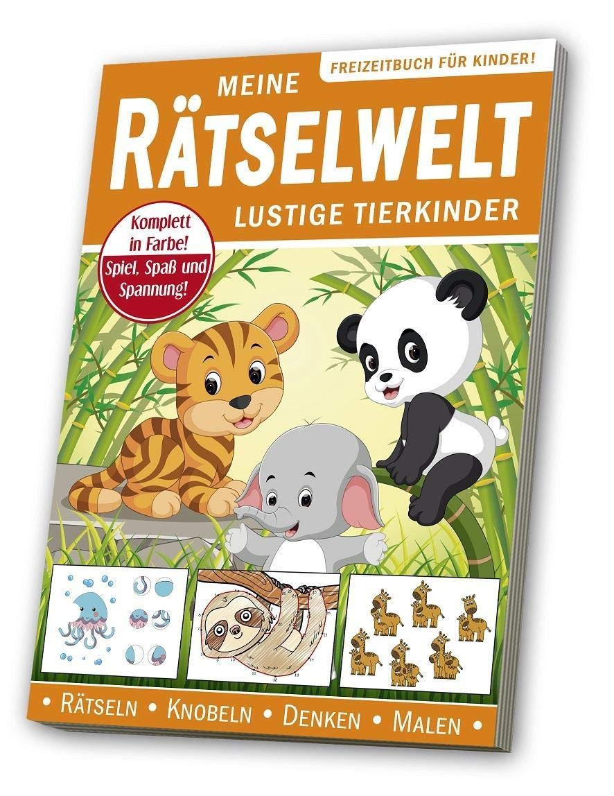 Meine Rätselwelt - für Kinder "Lustige Tierkinder" Tiptoi & Games