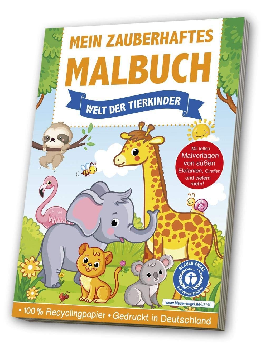 Mein zauberhaftes Malbuch: Welt der Tierkinder: Blauer Engel book