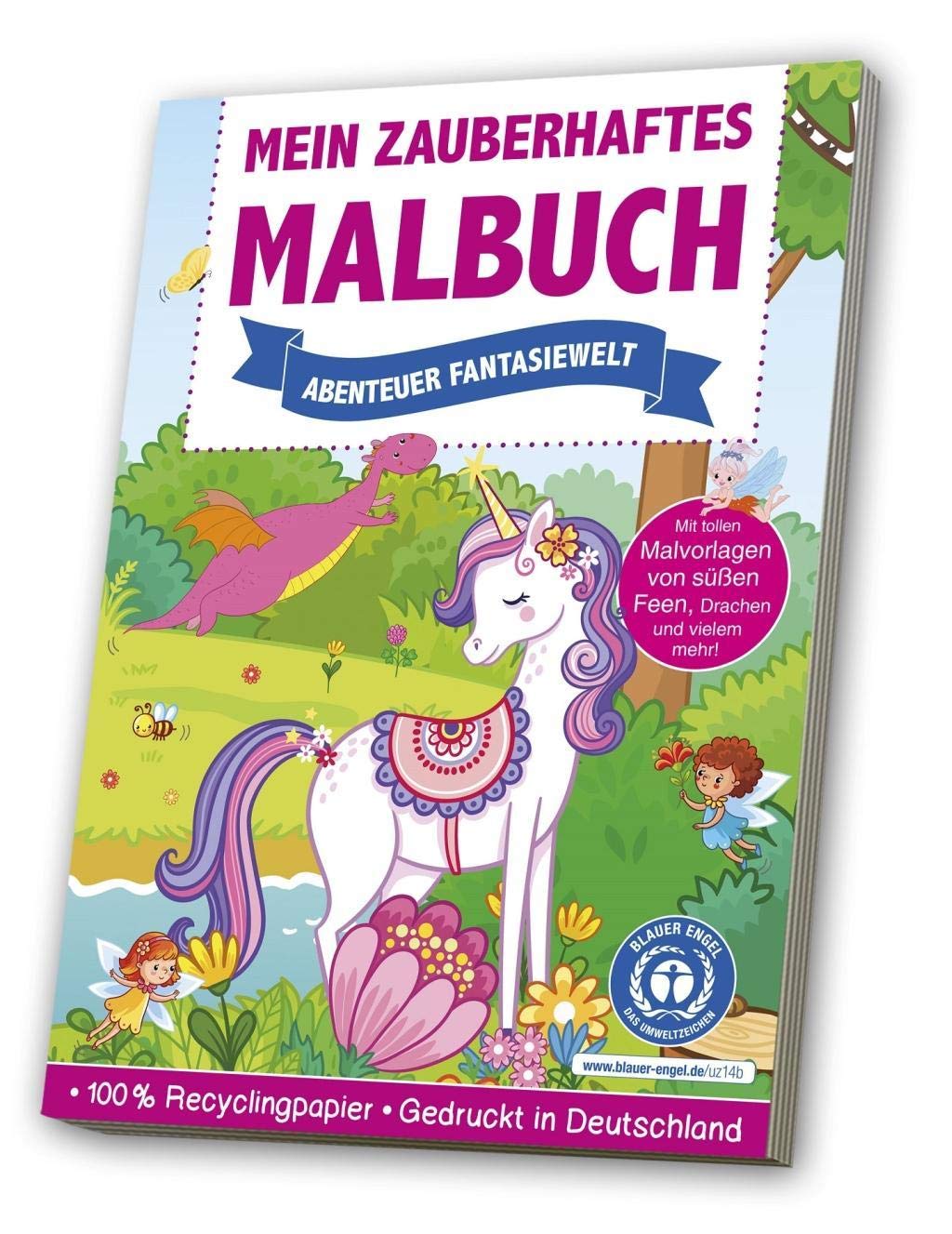 Mein zauberhaftes Malbuch: Abenteuer Fantasiewelt Tiptoi & Games
