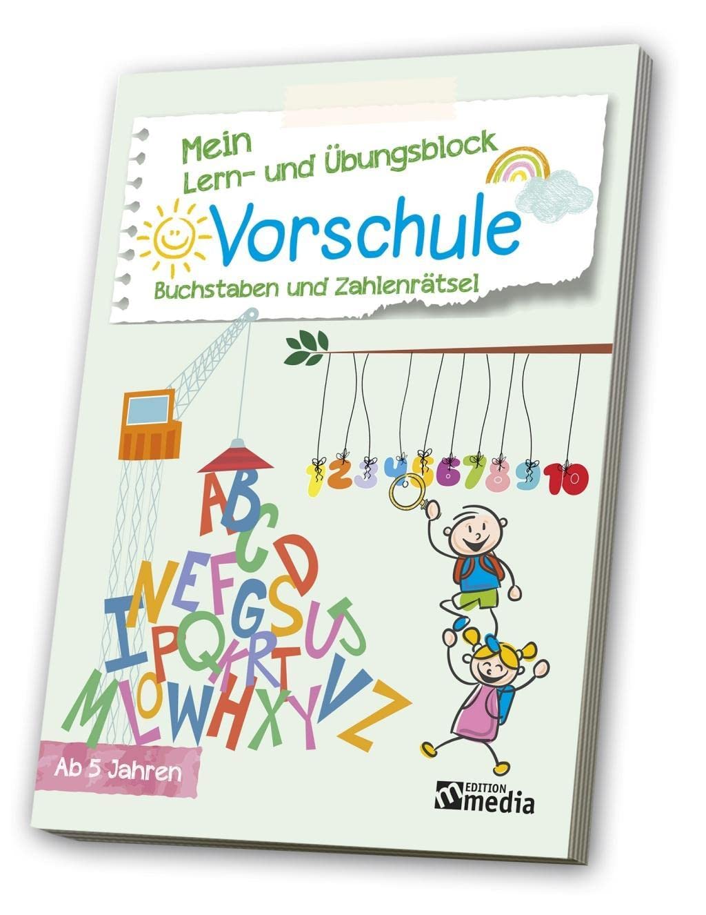 Mein Lern- & Übungsblock<BR>Vorschule: Buchstaben und Zahlenrätsel Non-fiction