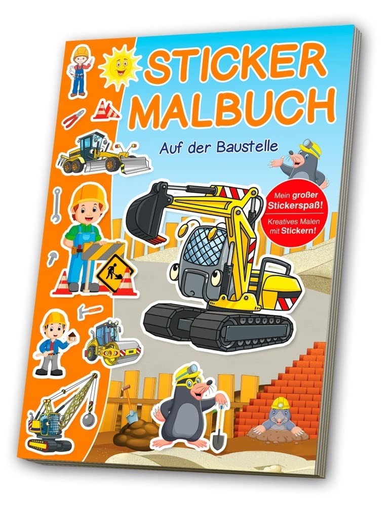 Mal- & Stickerbuch Baustelle Non-fiction