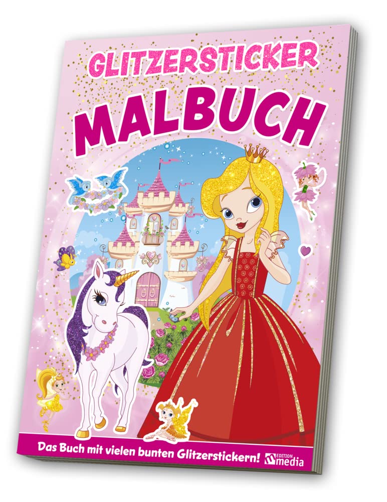 Glitzersticker XXL-Malbuch Kunterbunte Welt im Frühling Non-fiction