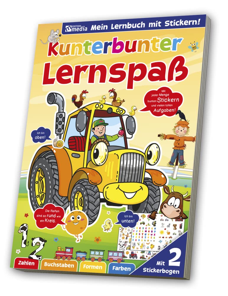 Sticker-Lernspaßbuch - Traktor / Landwirtschaft Non-fiction