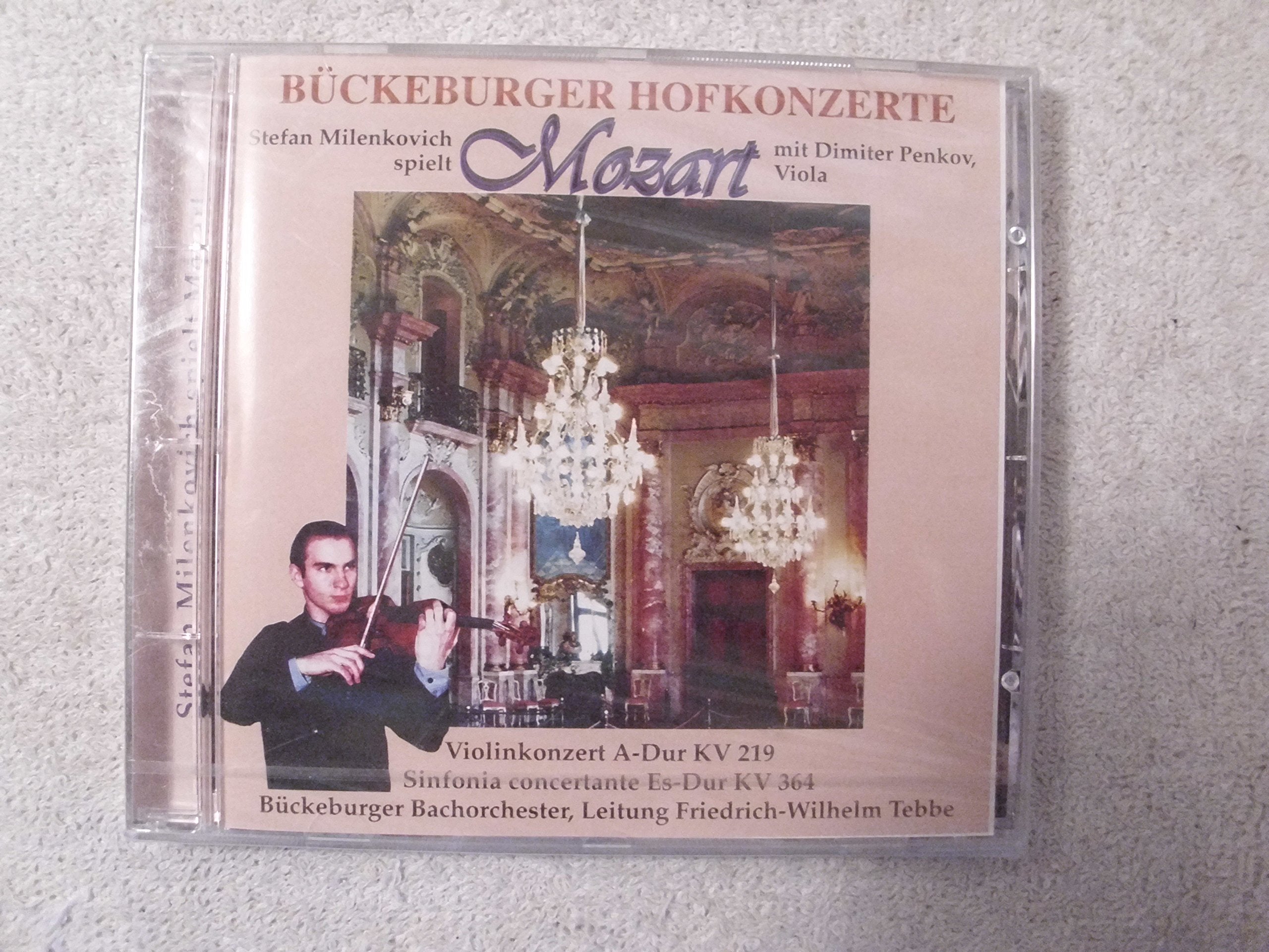 Stefan Milenkovich Spielt Mozart cd