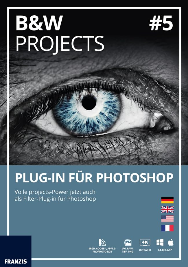 BLACK & WHITE projects 05 Plug-In für Photoshop (Win & Mac) Other software