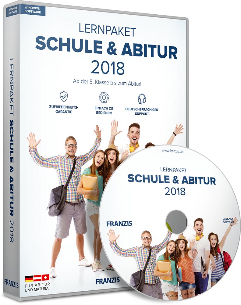Lernpaket Schule & Abitur 2018. Für Windows 7/8/10 software