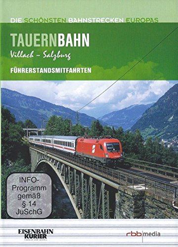 Im Führerstand. Tauernbahn. Villach - Salzburg, 1 DVD-Video Movies