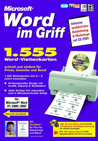 Word im Griff: 1555 Visitenkarten Other software
