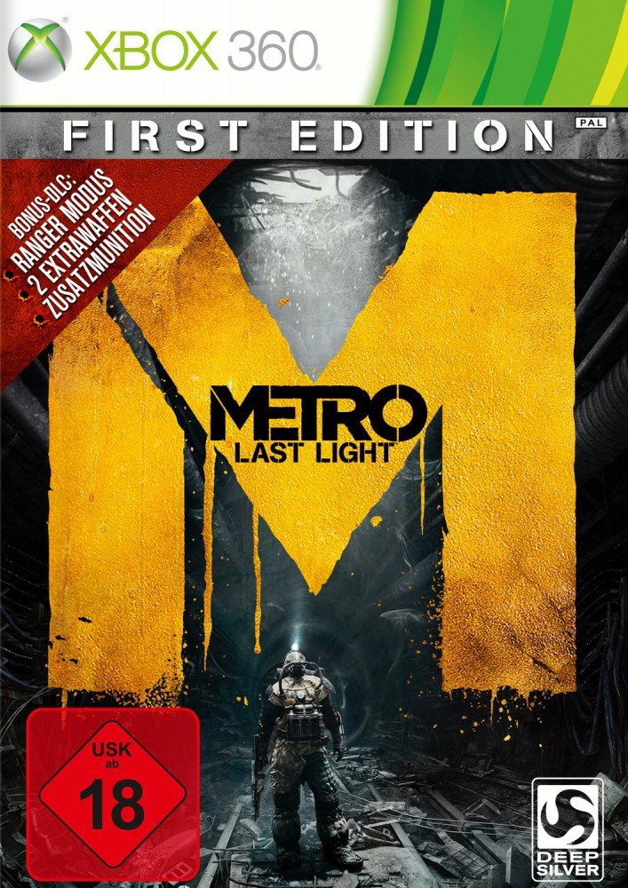 Metro: Last Light - First Edition - 100% uncut - Xbox 360