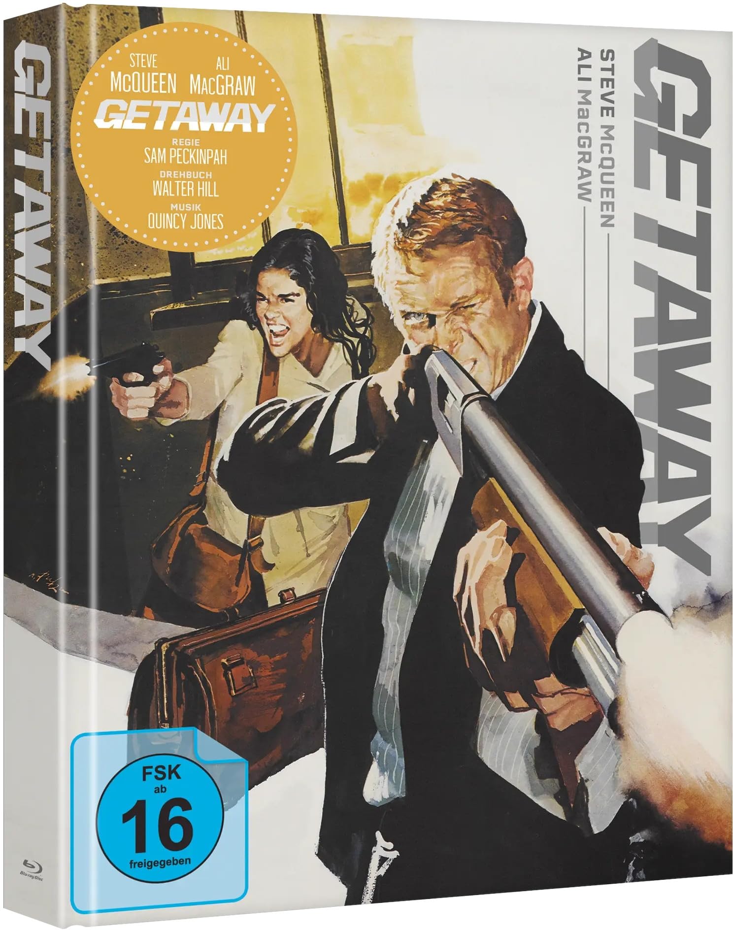 Getaway Exklusiv Limited 2 Disc Mediabook Cover B + Bonus (Remastered) Films