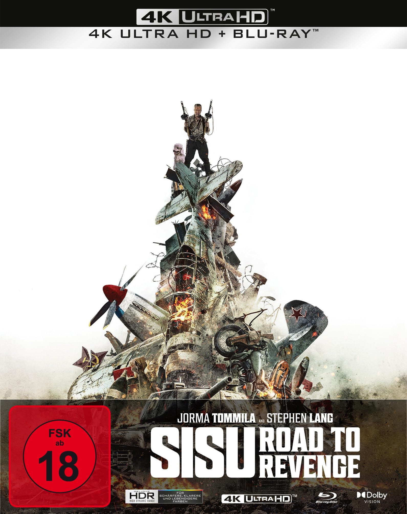 Sisu: Road to Revenge (Limitiertes Steelbook, 4K-UHD, Blu-ray) Movies