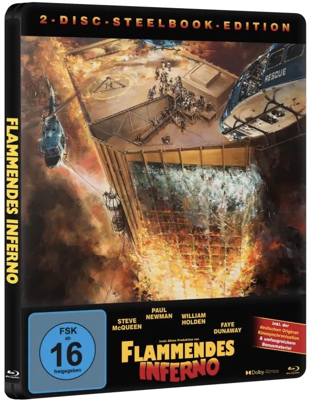 Flammendes Inferno (Limited Steelbook Edition) Inkl. deutschen Original-Kinosynchronisation (Blu-ray + Bonus Blu-ray) Films