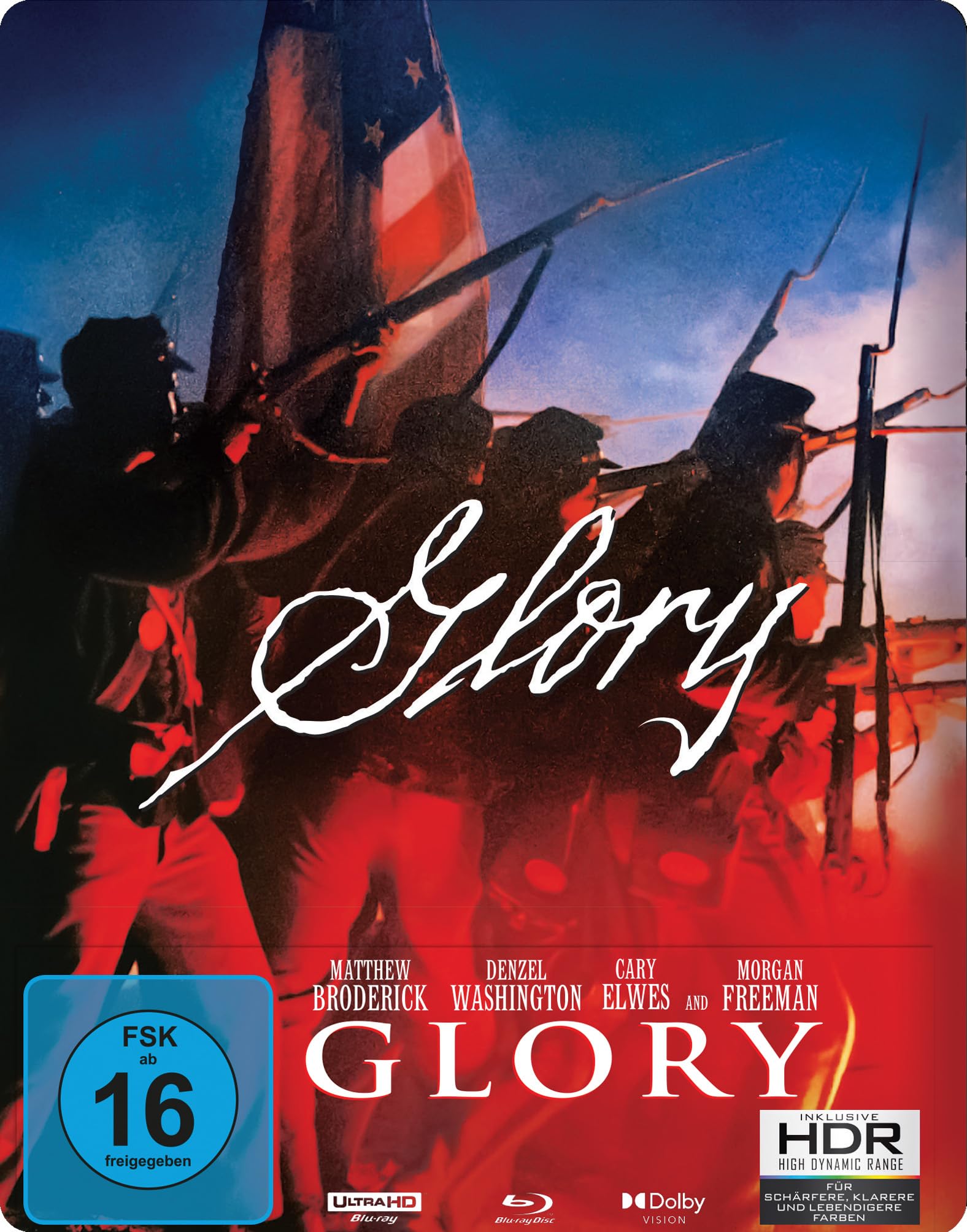 Glory (1989) limitiertes Steelbook (4K Ultra HD+Blu-ray) Films