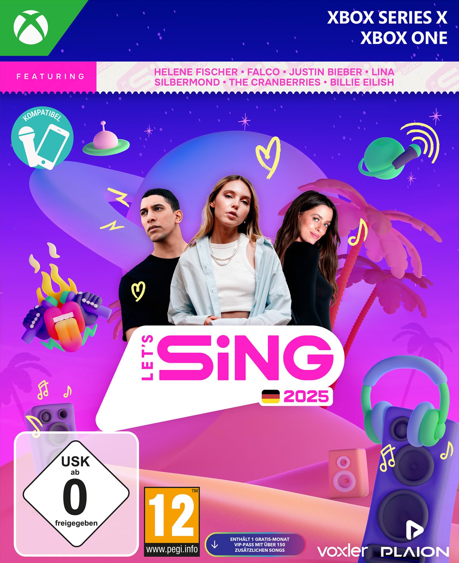 Product Image: Let's Sing 2025 German Version (Xbox One / Xbox Series X)