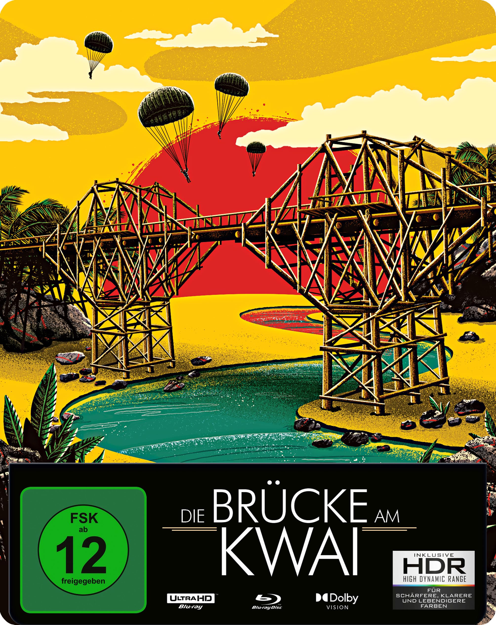 Die Brücke am Kwai (Remastered) (Steelbook) (4K-Ultra HD) (+ Blu-ray) Films