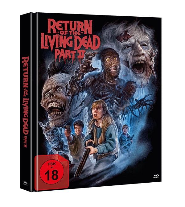 Return of the Living Dead Part 2 - Exklusiv Mediabook Limited Uncut Edition 2 x Blu-ray Films