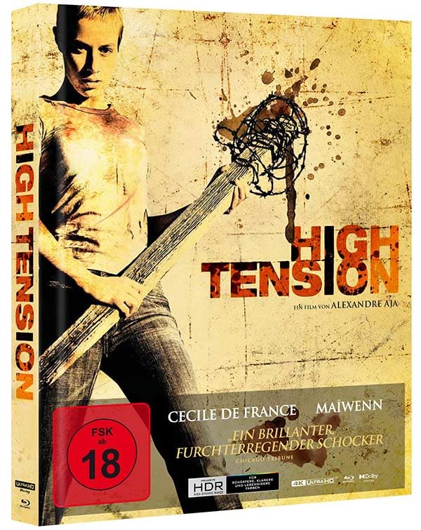 High Tension - Limited Uncut Mediabook Exklusiv (4K Ultra HD) (+ 2 Blu-rays) Films