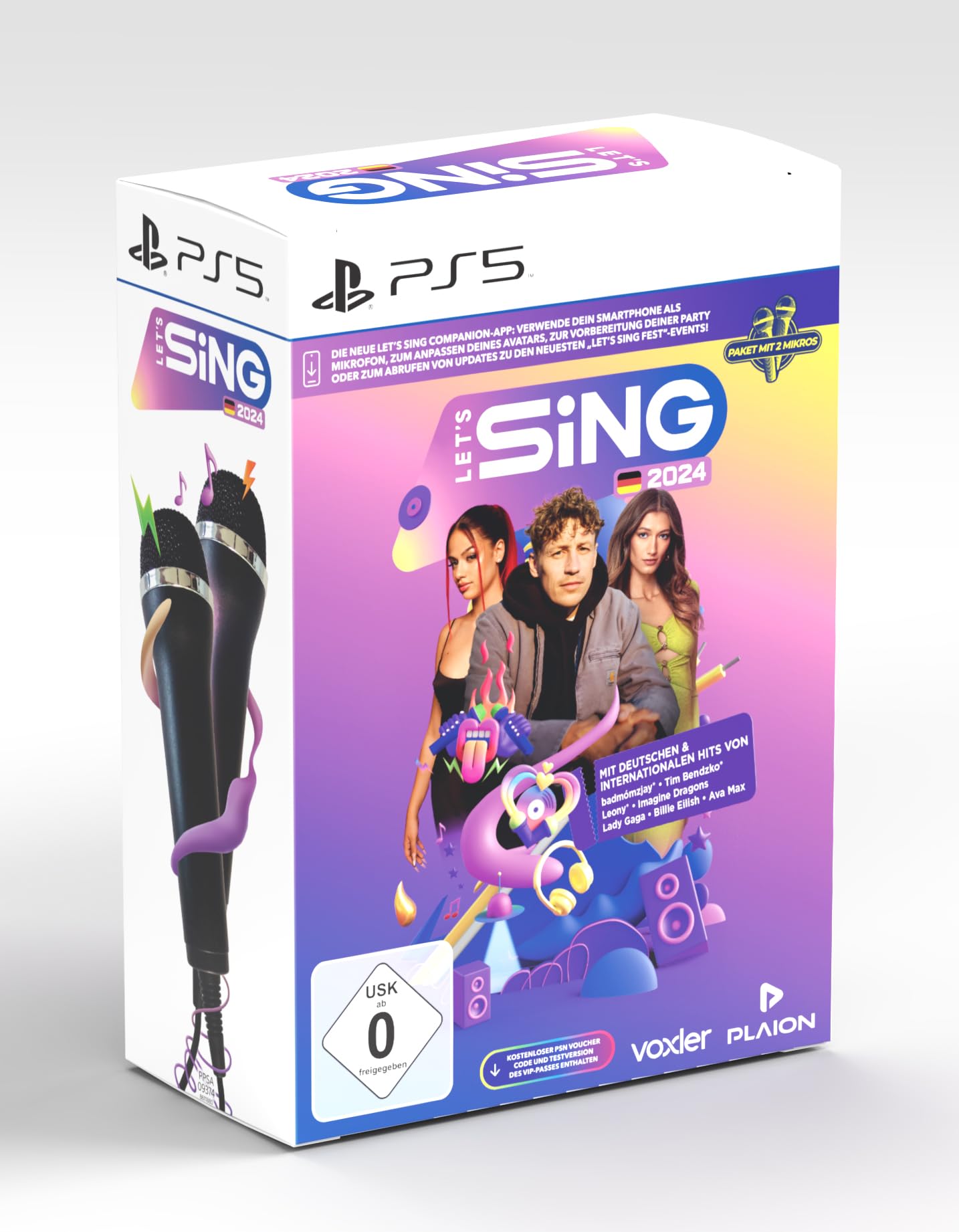 Let's Sing 2024 German Version [+ 2 Mics] (PlayStation PS5) PlayStation 5