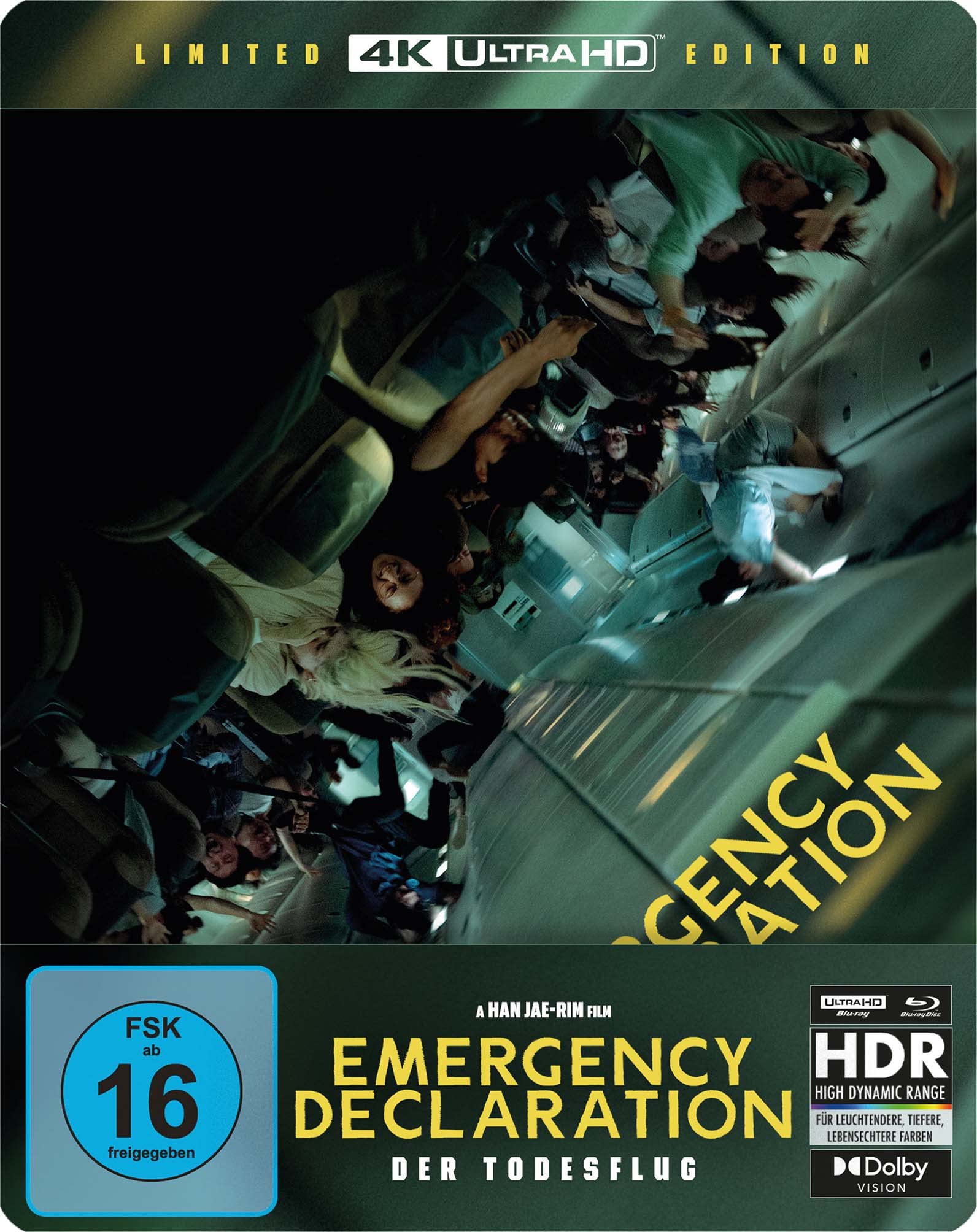 Emergency Declaration - Der Todesflug - Steelbook (4K Ultra HD) (+ Blu-ray) Films