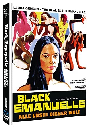 BLACK EMANUELLE - ALLE LÜSTE DIESER WELT - UNCUT ( perché violenza alle donne ) MEDIABOOK Limited Edition COVER A - 2 DISC DVD + Blu-Ray Movies
