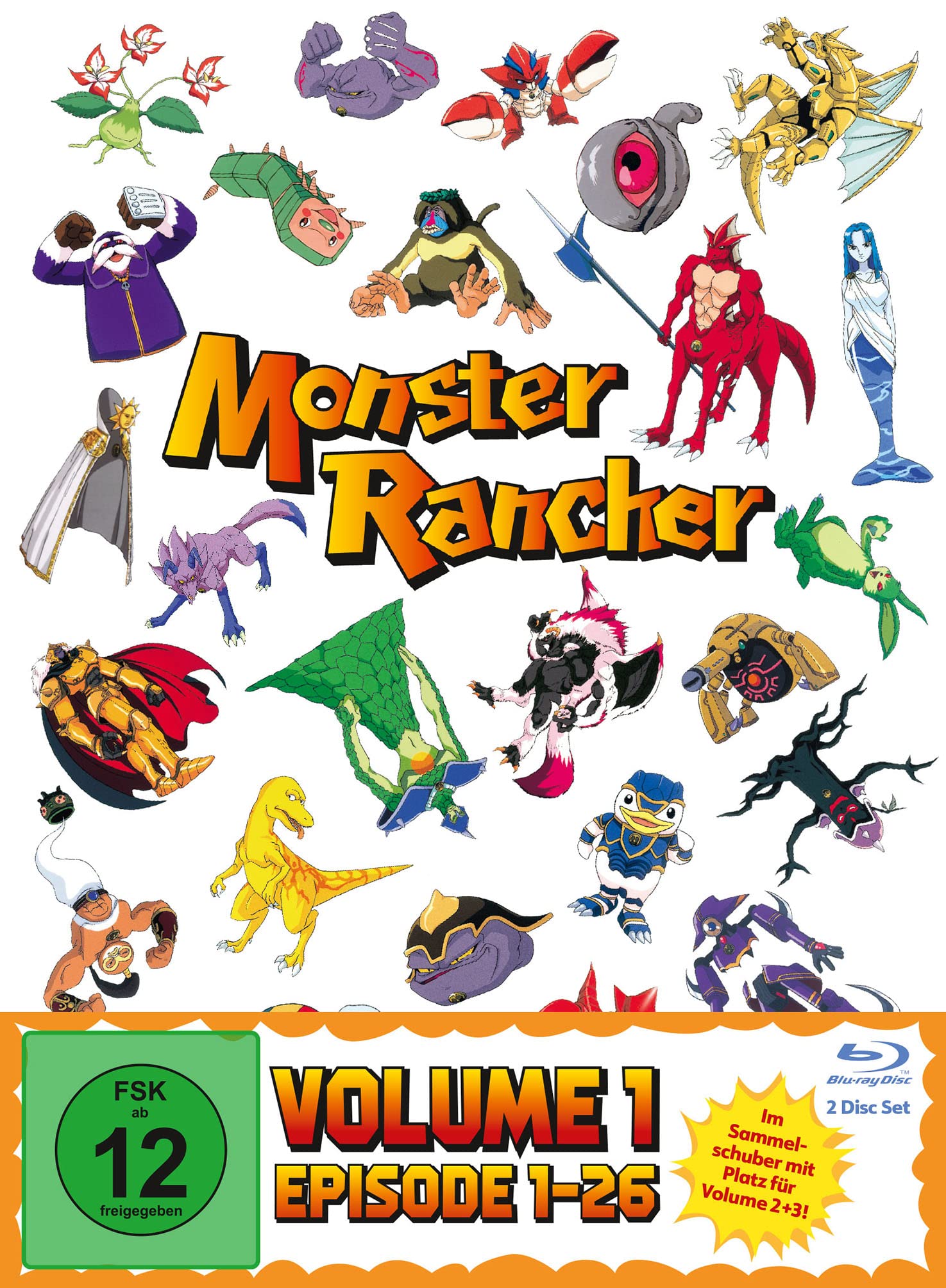 Monster Rancher Vol. 1 (Ep. 1-26) im Sammelschuber (2 Blu-rays) Films