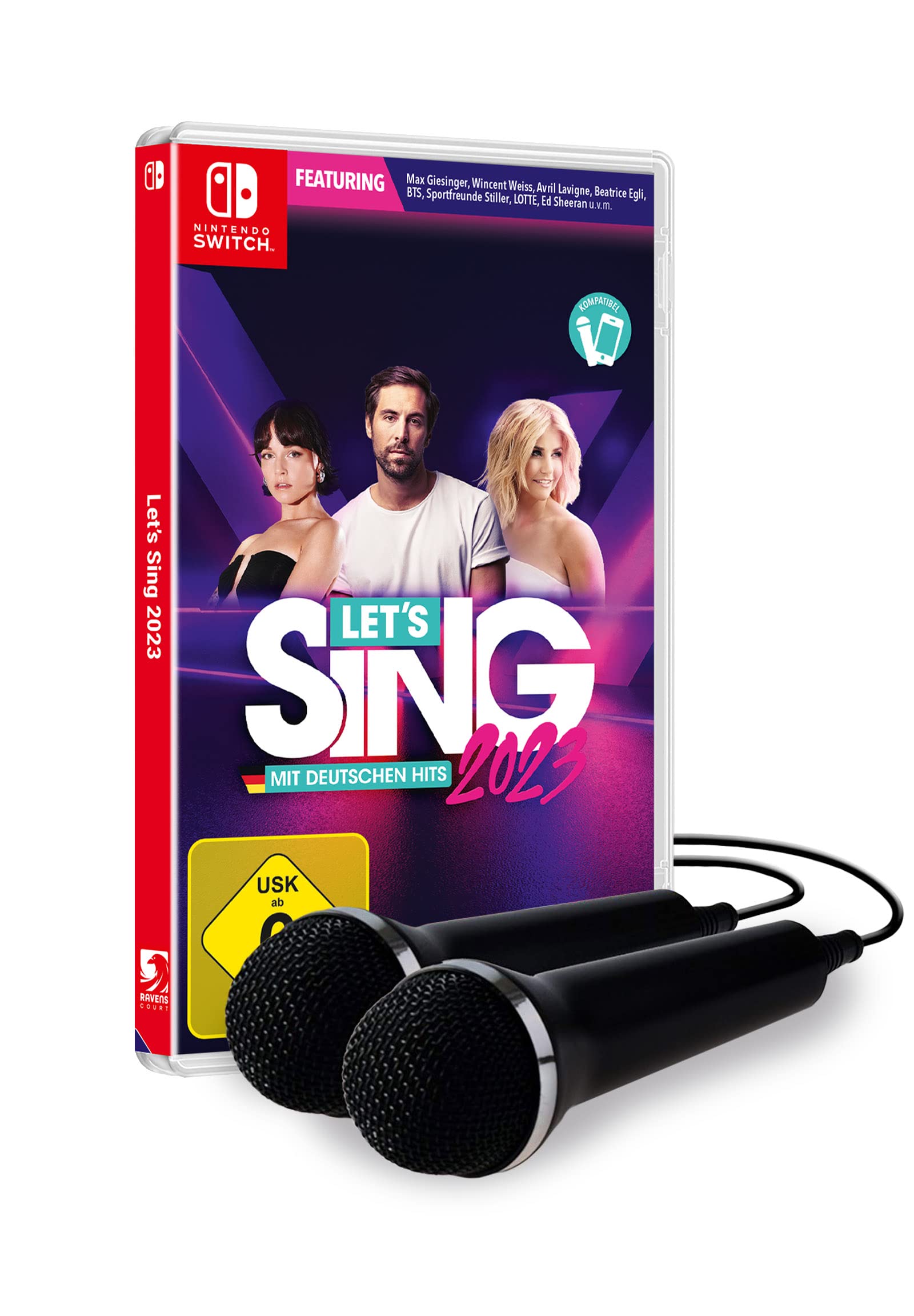Product Image: Let's Sing 2023 German Version [+ 2 Mics] (Nintendo Switch)
