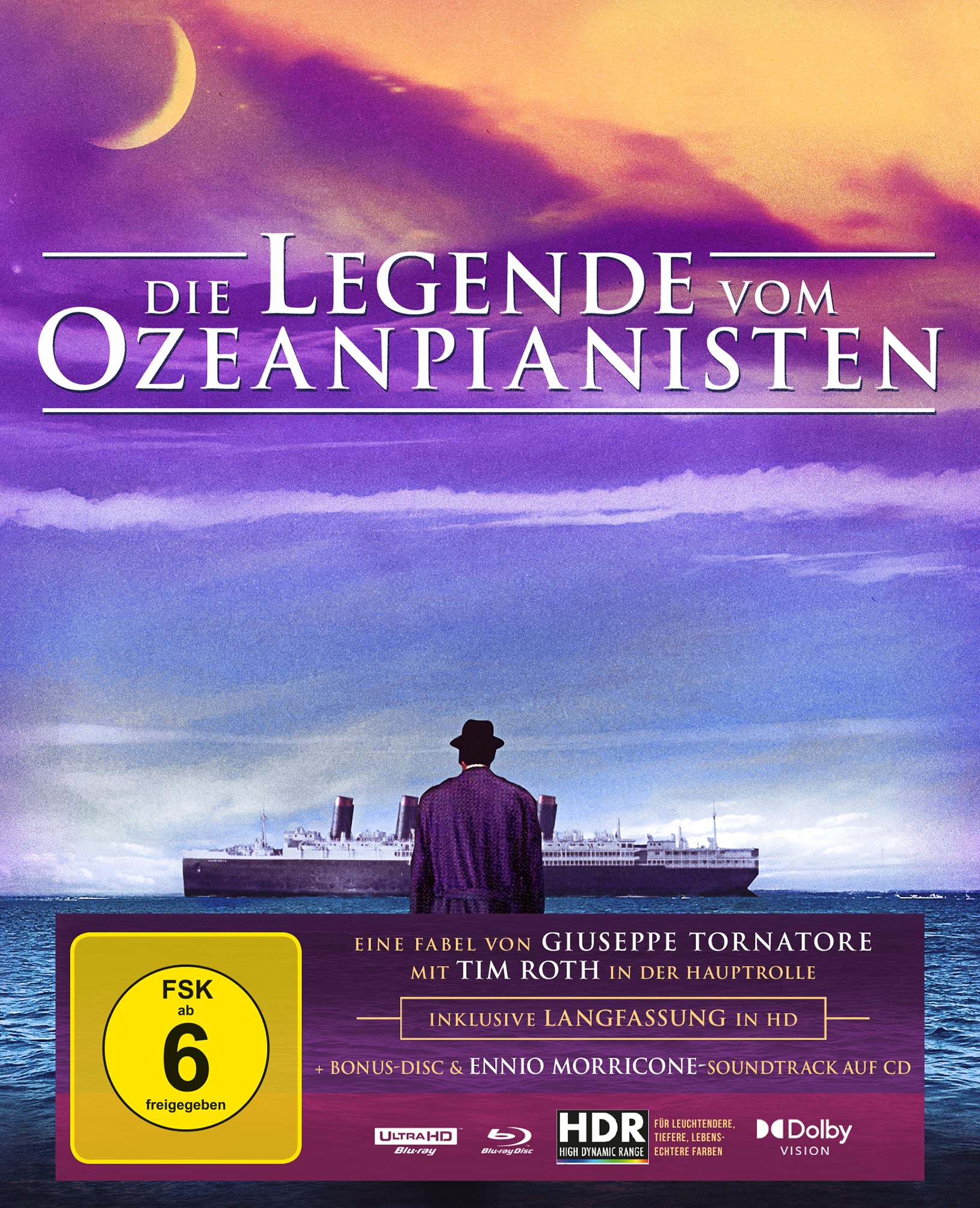 Die Legende vom Ozeanpianisten - Special Edition (4K Ultra HD) (+ Blu-ray) (+ 1 Blu-ray-Langfassung) (+ Bonus-Blu-ray) (+ CD) Films