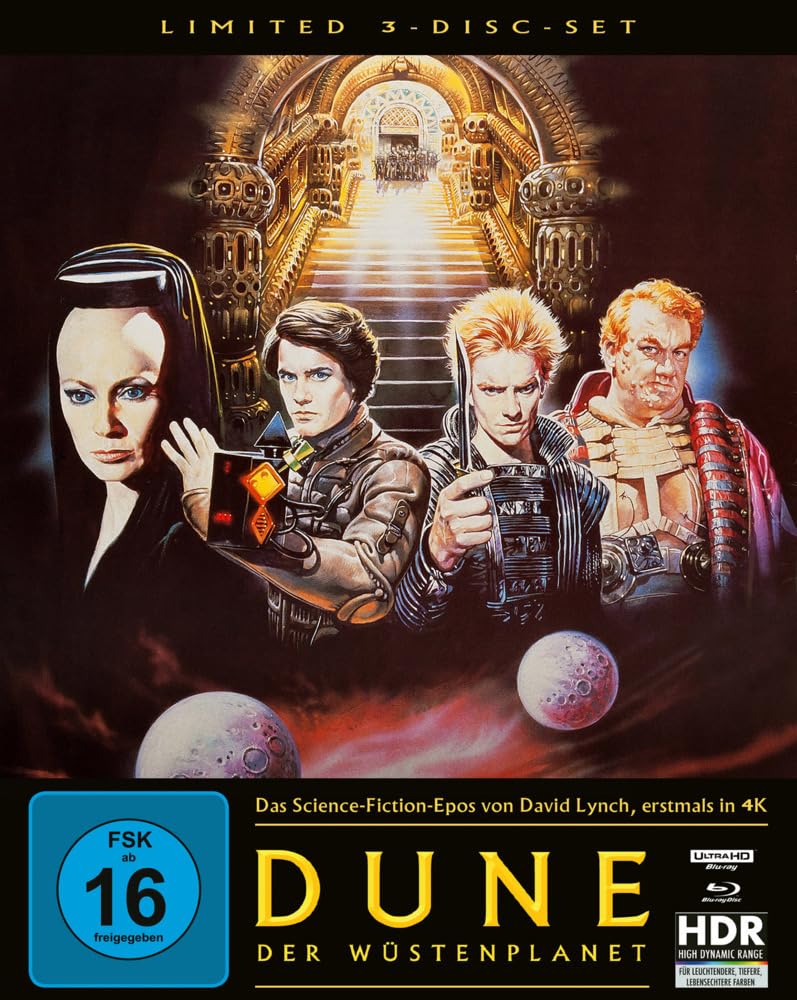 Dune - Der Wüstenplanet- Mediabook - Cover B (4K Ultra HD) (+ Blu-ray 2D) (+ Bonus-Blu-ray) Films