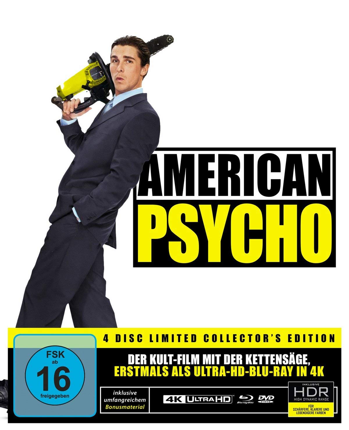 American Psycho - Special Edition (4K Ultra-HD) (+ Blu-ray 2D) (+ 2 DVDs) (+ CD) Films