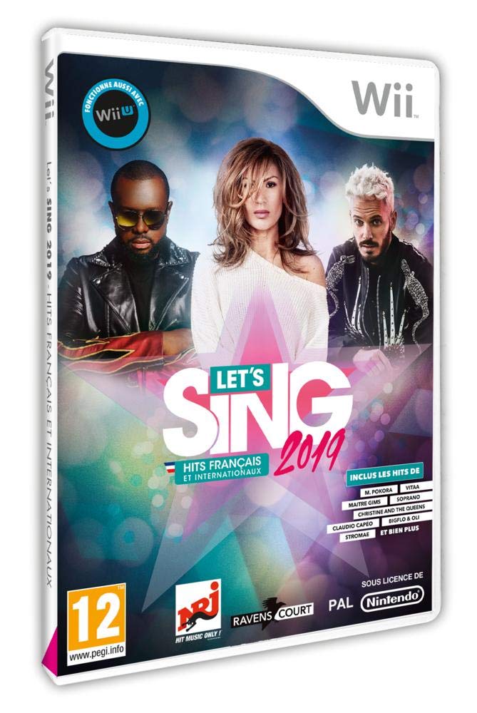 Lassen Sie uns singen 2019 International & Franz�sisch Hits Wii-Spiel Games