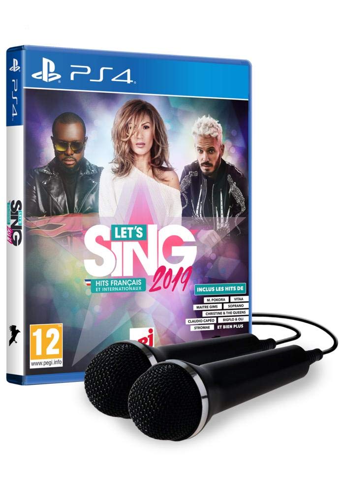 Ravenscourt Let's Sing 2019: Französische und internationale Hits - 2 PS4-Pickups PlayStation 4