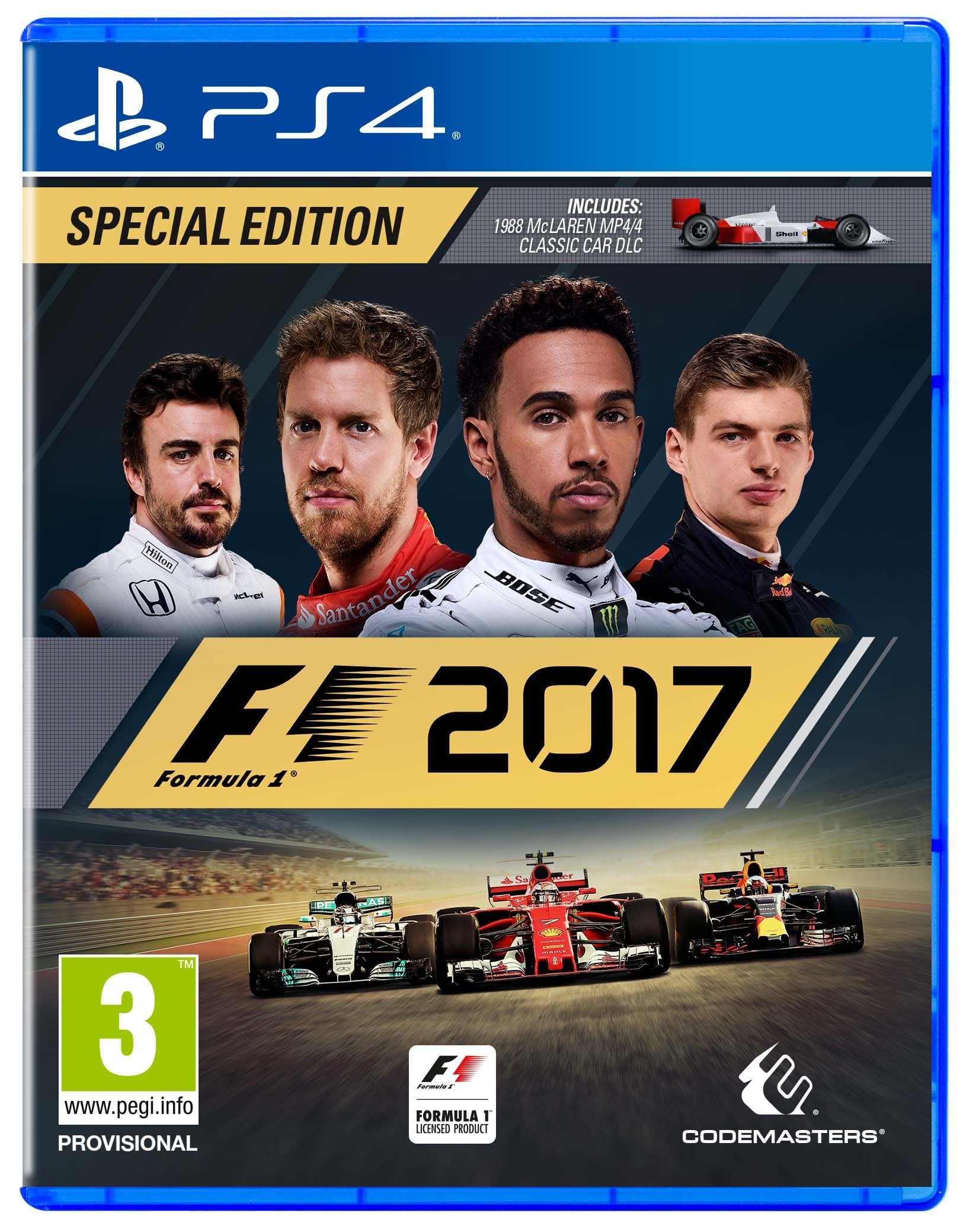 F1 2017 PS-4 S.E. D1 UK game