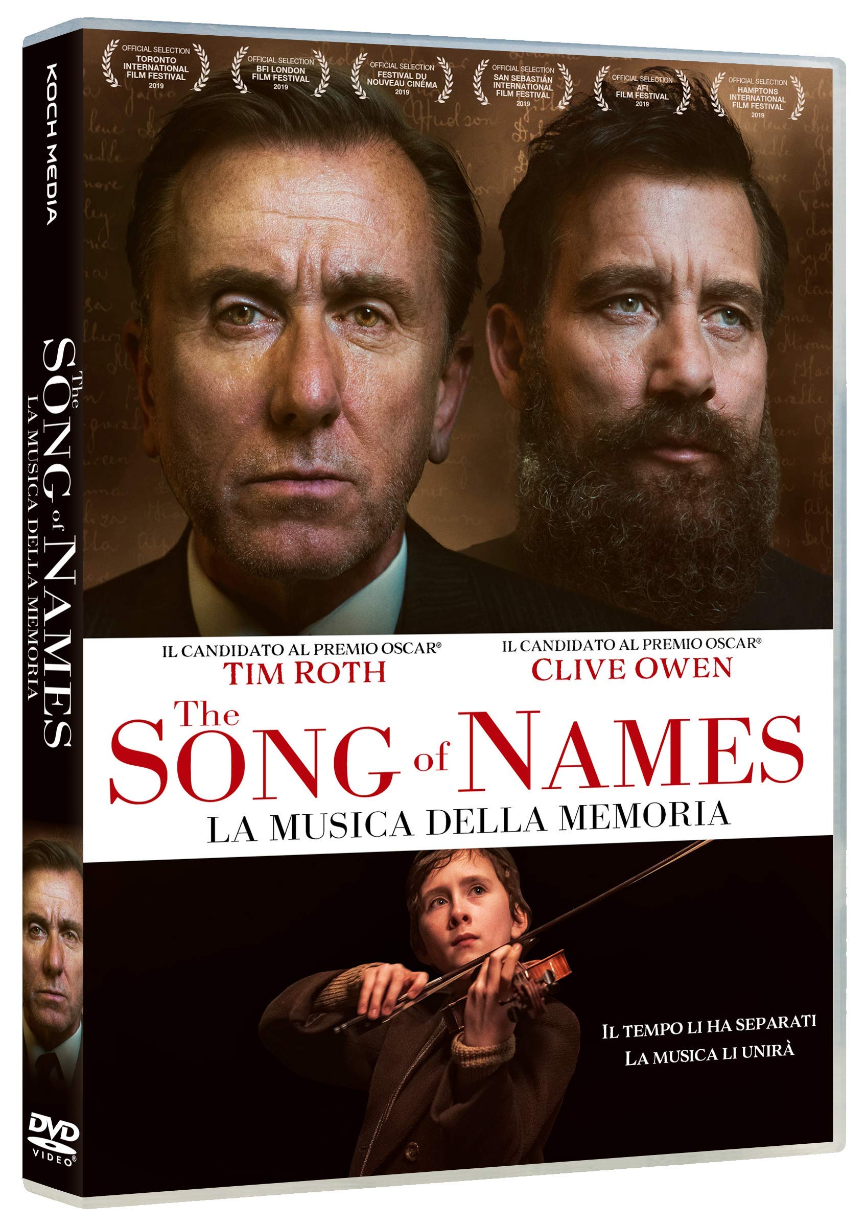 The Song of Names - La Musica Della Memoria dvd