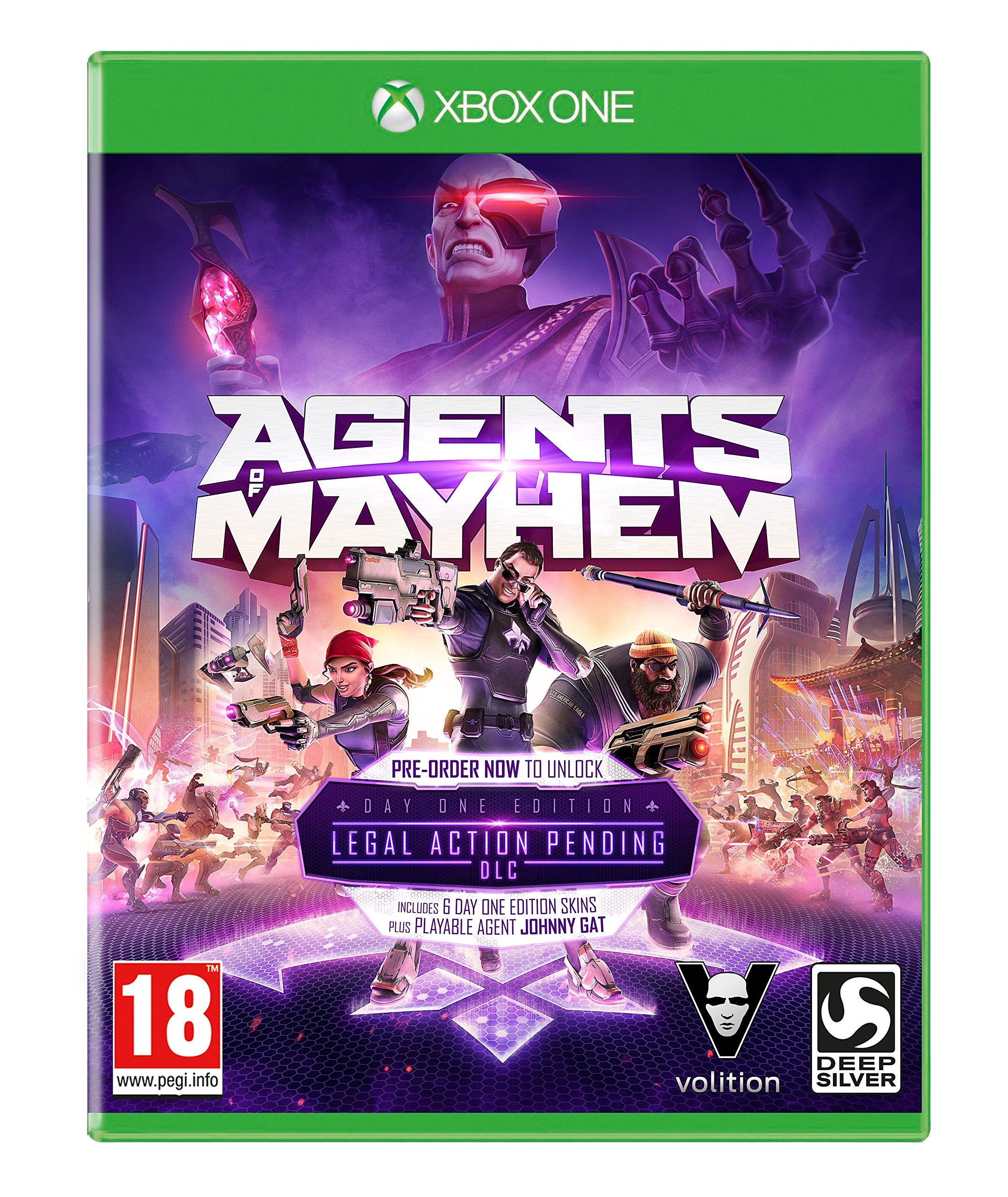 Agents Of Mayhem Day One Steelbook Edition Xbox One Game game