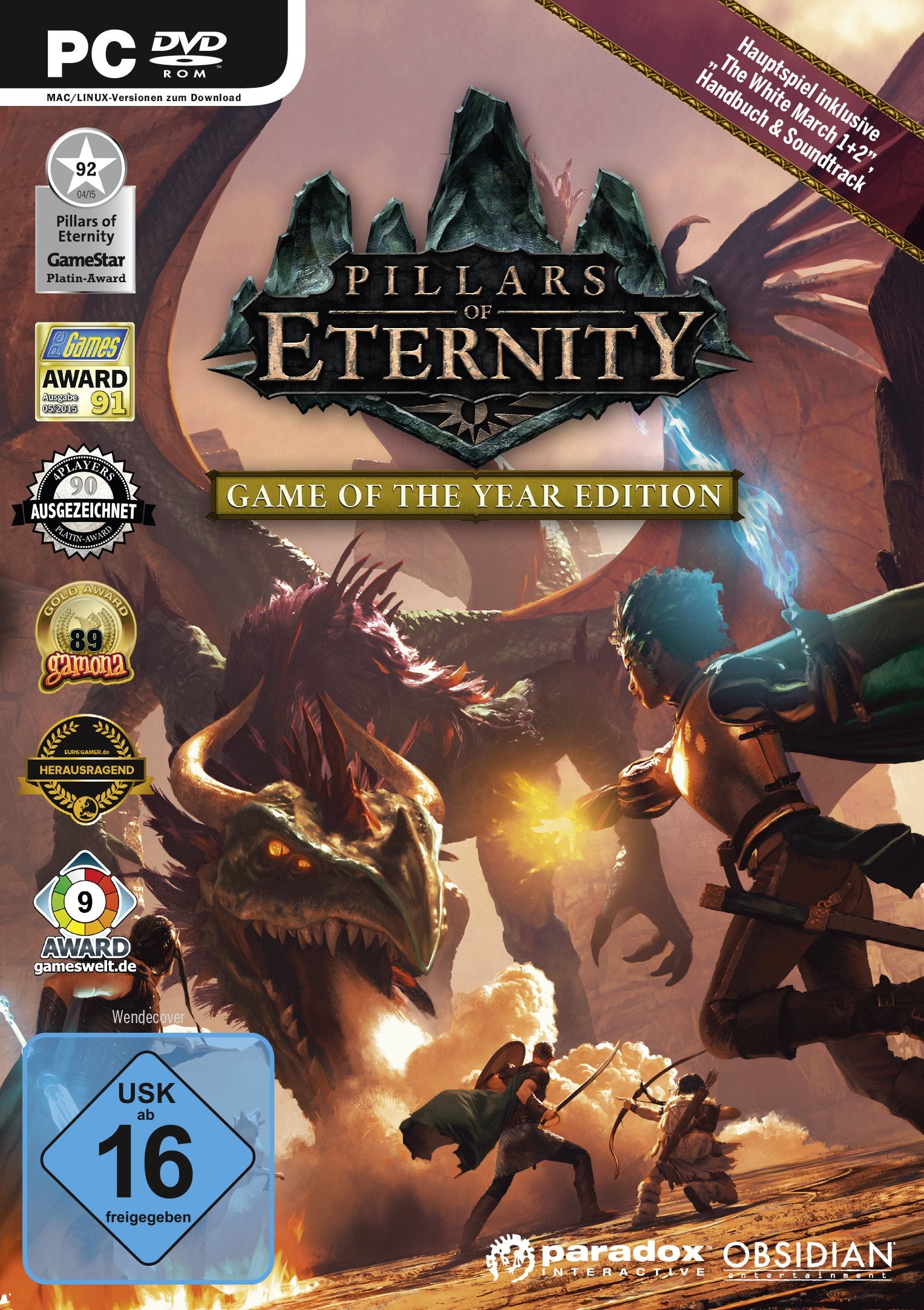 Pillars of Eternity - Game of the Year Edition PC