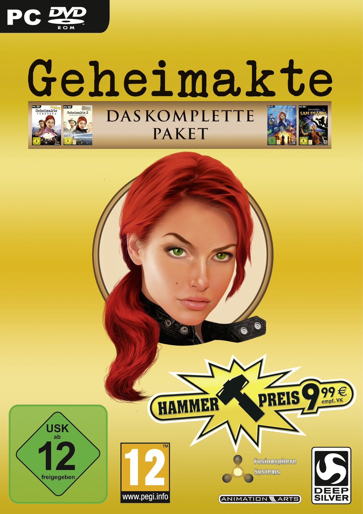 Geheimakte: Das komplette Paket. Für Windows XP/Vista/7/8 PC
