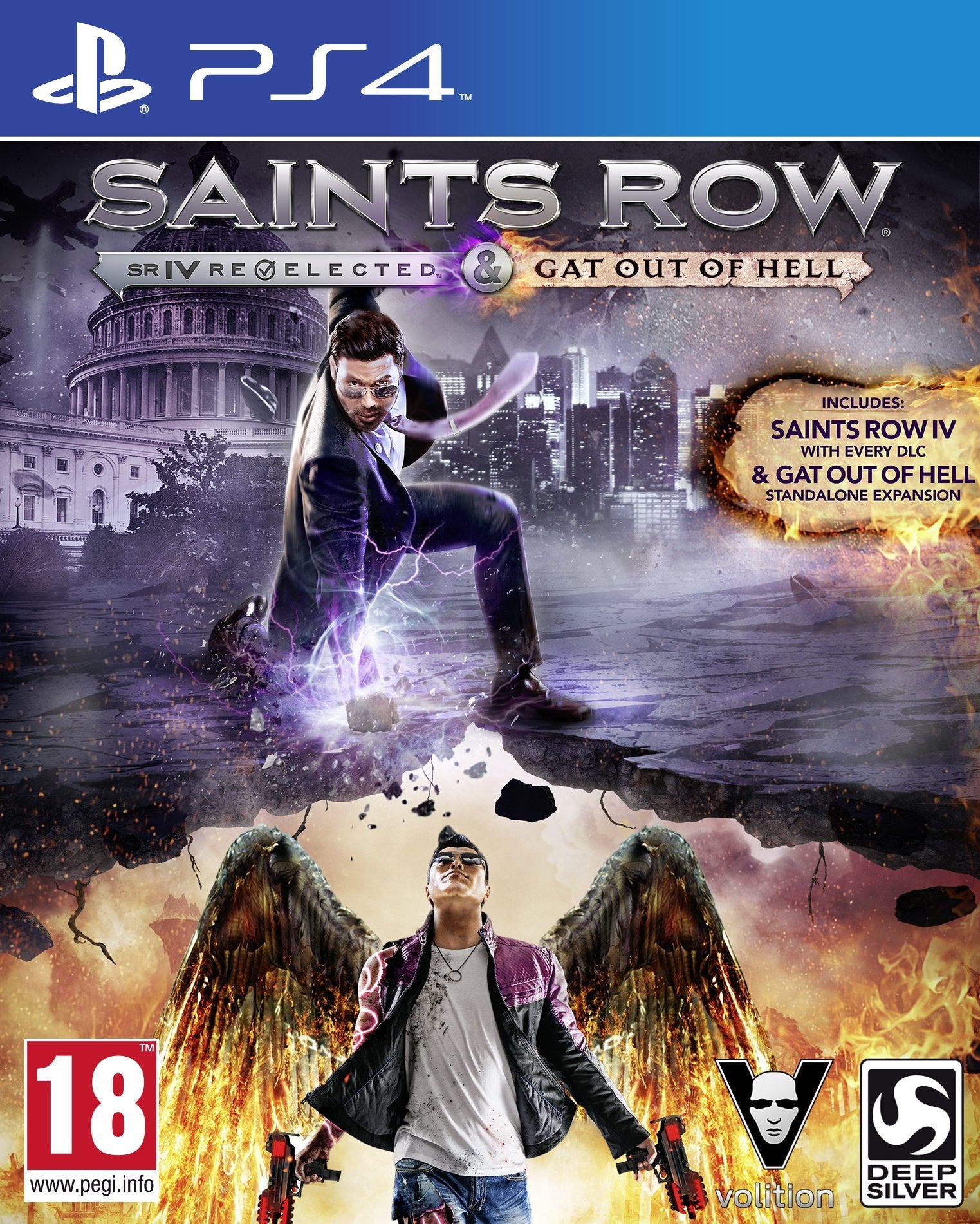Saints Row 4 - Re-elected + Gat Out of Hell UK (mult) PlayStation 4