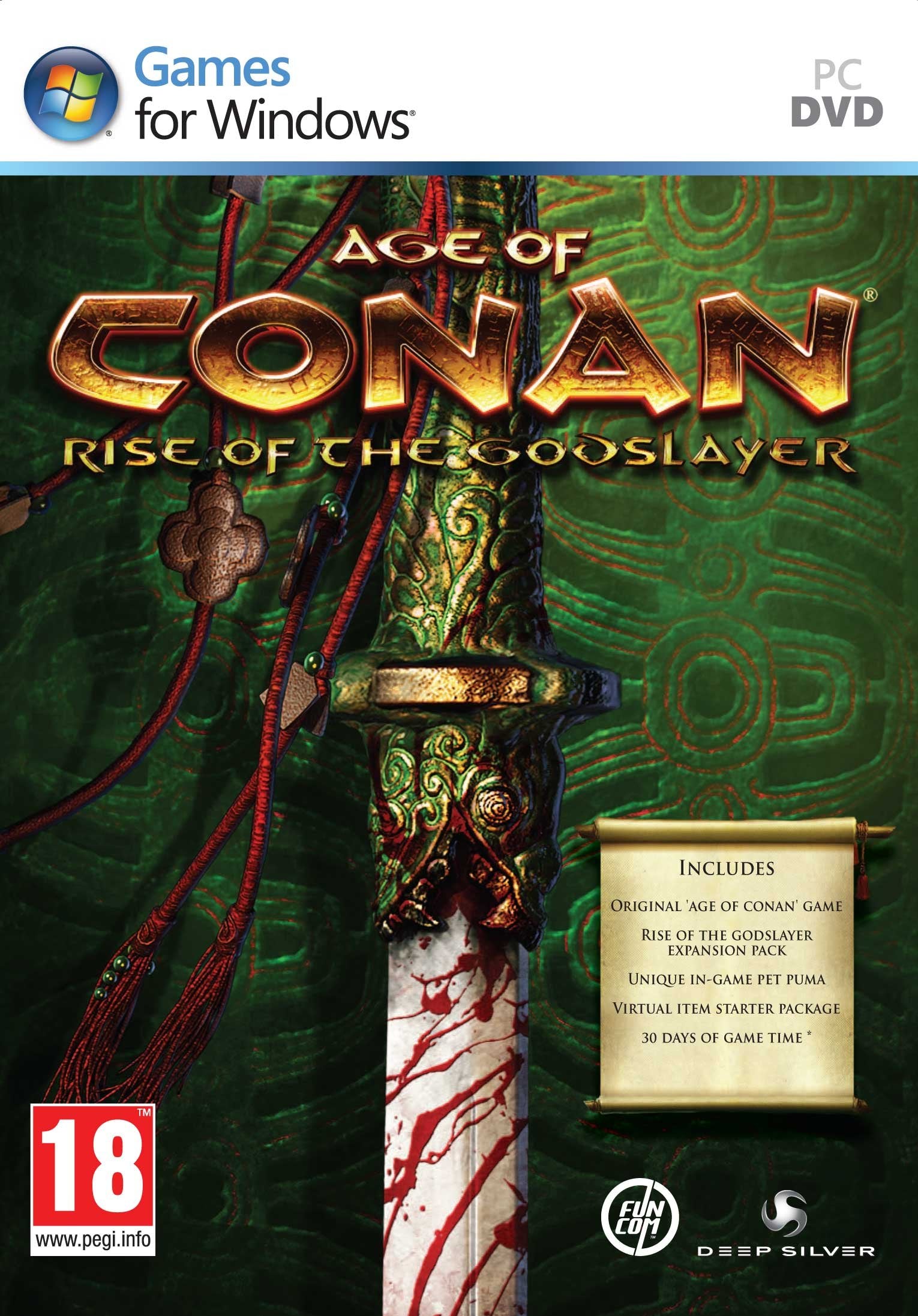 Age of Conan : Rise of the Godslayer (PC DVD) game