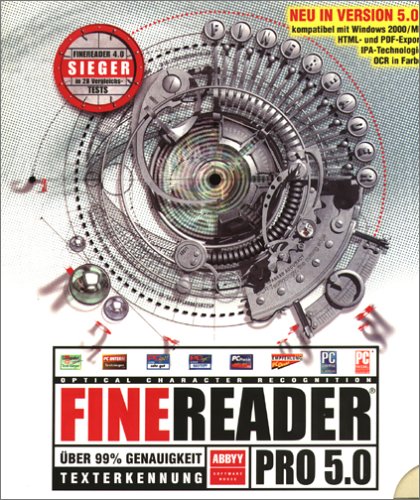FineReader 6.0 Professional, 1 CD-ROM Abbyy OCR. Für Windows XP/2000/NT Worksation 4.0 (SP6 oder höher)/Me/98/95 Other software