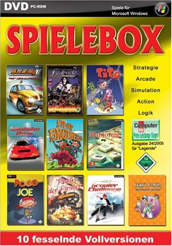 Spielebox - 10 fesselnde Vollversionen PC