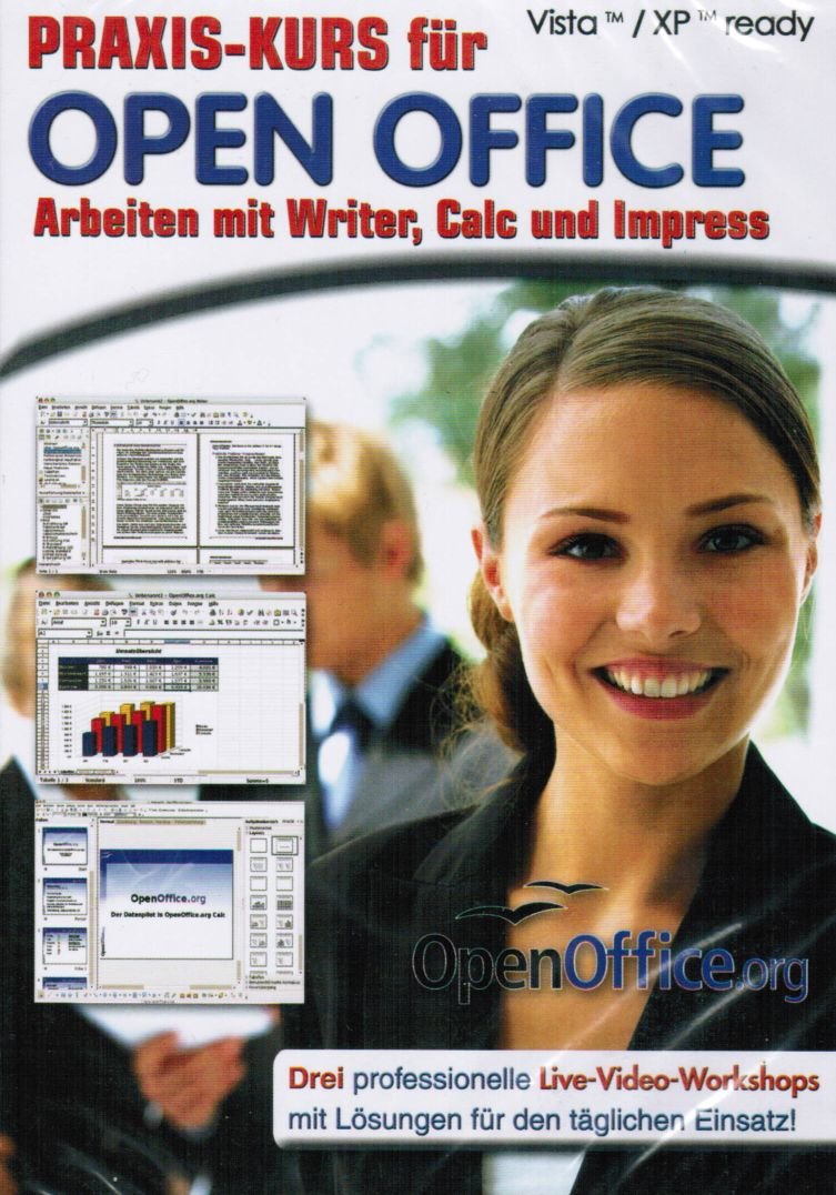 Praxiskurs fr Open Office - Arbeiten mit Writer, Calc und Impress software